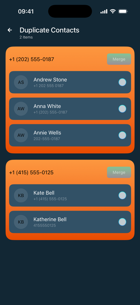 Mobile Threat Defense duplicate contacts cleaner